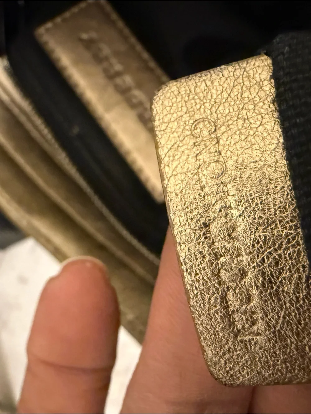 Burberry Plaid Canvas Crossbody Bag in Beige and Metallic Gold